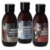 Veganský ČISTIČBAL pro muže se šampony 6x100 ml - 79625525 - 6