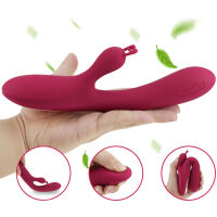 VÝKONNÝ VIBRÁTOR SE DVĚMA VIBRAČNÍMI SYSTÉMY - 10 FUNKCÍ, ELASTICKÝ, STIMULÁTOR KLITORISU  - 79994071 - 6