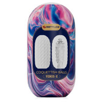 Elastický masturbátor pro muže s hrbolky 13 cm - 73200690 - 3