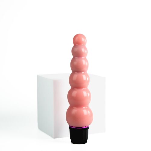 Gelový anální vibrátor s plynulou regulací vibrací, 18 cm - 74125550
