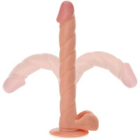 ELASTICKÉ DILDO NA PŘÍSAVCE 32 CM DLOUHÝ PENIS  - 72882164 - 2