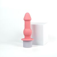 Žebrované dildo s funkcí plnění vodou 16,3 cm - 79225994 - 2