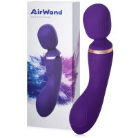 Silný masážní přístroj 2v1 wand + vzduchová stimulace 70 programů - 78668510 - 2