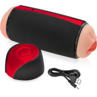 VIBRAČNÍ MASTURBÁTOR - 36 FUNKCÍ - 2V1 REALISTICKÁ VAGÍNA A ÚSTA - 72825342 - 2