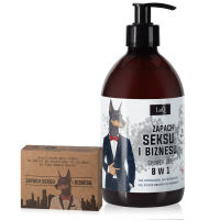 Veganský set pro muže DOBERMAN gel+mýdlo - 73008819 - 2
