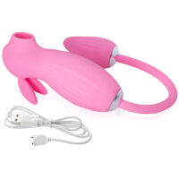 Králíček se sacím stimulátorem a vibračním vajíčkem - 77453271 - 5