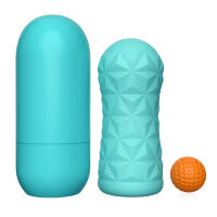 Zelený mužský masturbátor super stimulace umělá vagina - 76872632 - 3