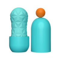 Zelený mužský masturbátor super stimulace umělá vagina - 76872632 - 6