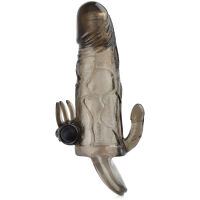 NÁVLEK NA PENIS TROJITÁ STIMULACE DVA VIBRÁTORY  – 77208310 - 3