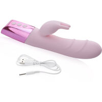 EXKLUZIVNÍ VODĚODOLNÝ VIBRÁTOR G-SPOT 29 FUNKCÍ S KRÁLÍČKEM NA KLITORIS, DVA SILNÉ MOTORY  - 77988447 - 2