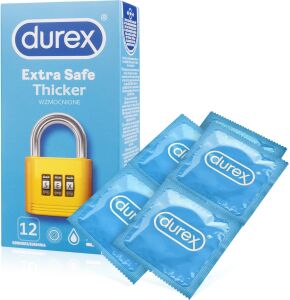 DUREX EXTRA SAFE 12 KUSŮ - KONDOMY PRO TY, KTEŘÍ VYŽADUJÍ NEJVĚTŠÍ BEZPEČNOST - 74537947