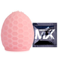 Růžové gelové vajíčko masturbátor s lubrikantem pro muže - 78864184 - 5