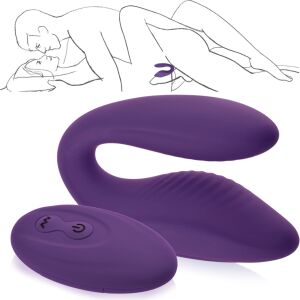 VIBRÁTOR PRO PÁRY MASAŽÉR g-BODU, KLITORISU A PENISU - 10 SEX FUNKCÍ - 73090881