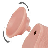 Superrealistické dildo 23 cm penis s posuvnou kůží - 71377717 - 2