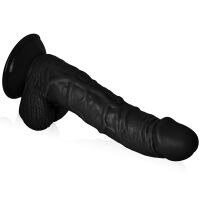 Velké žilnaté realistické dildo černý penis 22,5 cm - 72120842 - 3