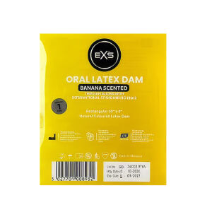 EXS latexová bariéra pro orální sex banánová - 78565958