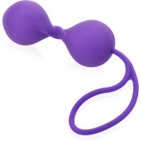 SILIKONOVÉ VENUŠINY KULIČKY S VIBRUJÍCÍM ZÁVAŽÍM K POSÍLENÍ SVALŮ PÁNEVNÍHO DNA FIALOVÁ BARVA- 78904801 - 2