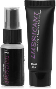 MINI SADA  MAN Q LUBRIKAČNÍ GEL 25 ml  + TOY CLEANER PROSTŘEDEK K ČIŠTĚNÍ  POMŮCEK  20 ml - 57215591