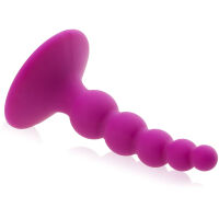 ZAHNUTÝ SILIKONOVÝ KULIČKOVÝ KOLÍK, ANÁNÍ PLUG S PŘÍSAVKOU - 50237802 - 2