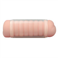 Oboustranná realistická umělá vagína v tubě anální + vagína - 70230983 - 5