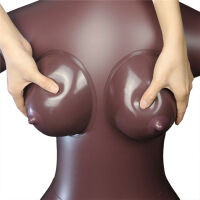 Realistická sexuální panna 98 cm 3 otvory hnědá – 77973647 - 7