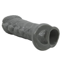 Stimulační návlek zvětšující penis s výstupky a páskem - 71427604 - 6