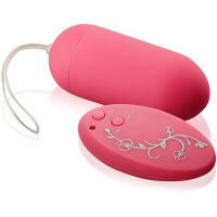 VIBRAČNÍ VAJÍČKO S  OZDOBNÝM OVLADAČEM - RŮŽOVÉ  CCL 01023R - 2