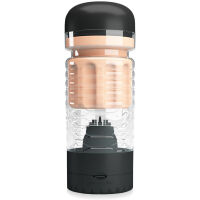 VIBRAČNÍ MASTURBÁTOR S JAZÝČKEM A STIMULAČNÍMI VÝSTUPKY  - 73779439 - 4