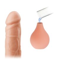 VIBRAČNÍ DILDO S EJAKULACÍ - 10 FUNKCÍ - VIBRÁTOR PENIS NA PŘÍSAVCE - 77474890 - 2