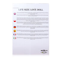 Nafukovací lásková panna 3D Dennis s vibračním penisem - 78861925 - 2