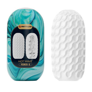 Elastický masturbátor pro muže s výstupky 13 cm - 70280321