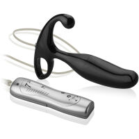 VIBRUJÍCÍ ČERNÝ STIMULÁTOR PROSTATY - WRW 4003-2 - 2