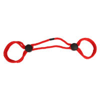 Červené bavlněné lano pro bondage BDSM pro začátečníky - 75449209 - 3