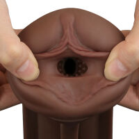 Měkký hnědý pouzdro v plechovce Sultry Stout masturbátor - 71144891 - 9