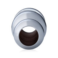 Ocelový anální kolík 3,1 cm s otvorem anal plug - 71436274 - 2