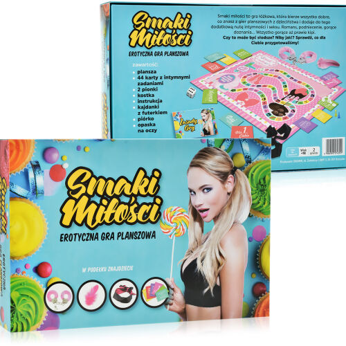 Chutě lásky – erotická desková hra 18+ s pomůckami - 77341586
