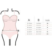 Smyslný komplet košilka a tanga Dkaren Lori - 70640400 - 5
