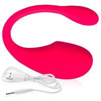 Růžové vibrační vajíčko ovládané aplikací 9 režimů - 75871882 - 5