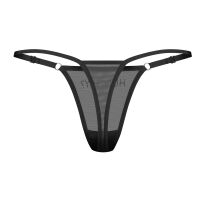 Obsessive Violami průhledné tanga s nápisem 