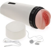 DISKRÉTNÍ MASTURBÁTOR 36 FUNKCÍ SE ZVUKEM VIBRUJÍCÍ UMĚLÁ VAGÍNA  - 74777135 - 2