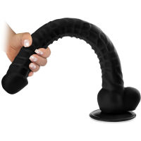 UMĚLÝ PENIS - DLOUHÝ 42CM - DONG, GELOVÉ DILDO NA PŘÍSAVCE  - 76175575 - 2