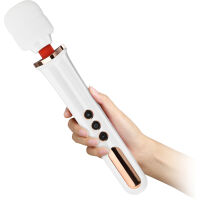SUPER VÝKONNÝ EROTICKÝ MASAŽÉR ORGASMOVÝ MASTURBÁTOR VIBRÁTOR MAGIC WAND BÍLÁ BARVA- 71814392 - 2