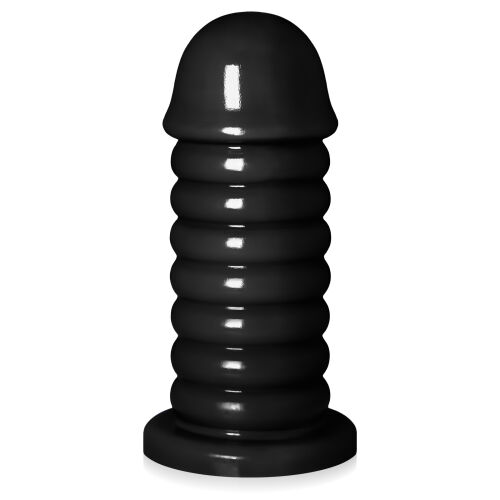 Tloušťka dildo 6,5 cm v průměru černý anální kolík XXL - 74391794