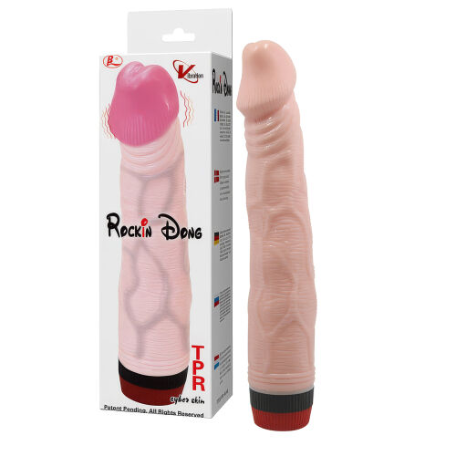 Klasický vibrátor realistický penis s plynulou vibrací 22 cm - 79141754