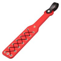 Rebellion masivní černá plácačka BDSM se šněrováním 38 cm - 72142572 - 3