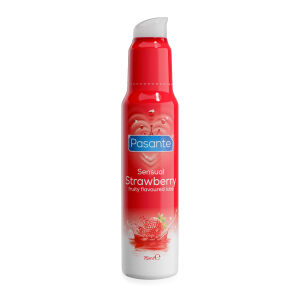 Pasante Strawberry jahodový lubrikační gel 75 ml - 73624647