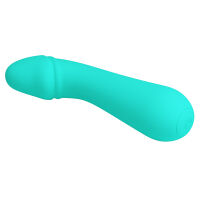 Zelený měkký silikonový vibrátor na bod G 12 funkcí - 73186190 - 6