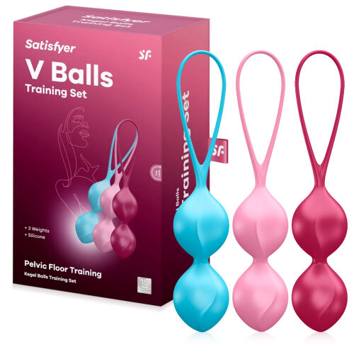 Satisfyer dvojité gejša kuličky pro trénink svalů pánevního dna - 70912734