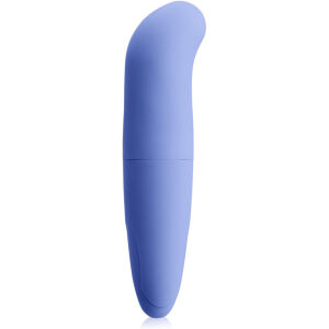 JEMNĚ ZAHNUTÝ MODRÝ MINI MASAŽÉR G-SPOT- DGE O016N