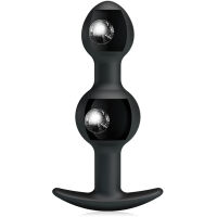 VIBRAČNÍ ANAL PLUG S MANUÁLNÍMI VIBRACEMI KULIČKOVÝ ANÁLNÍ KOLÍK  - 78468818 - 7